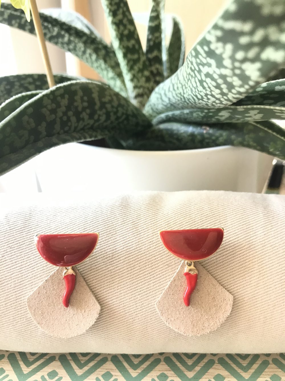 Boucles d’oreilles Piment