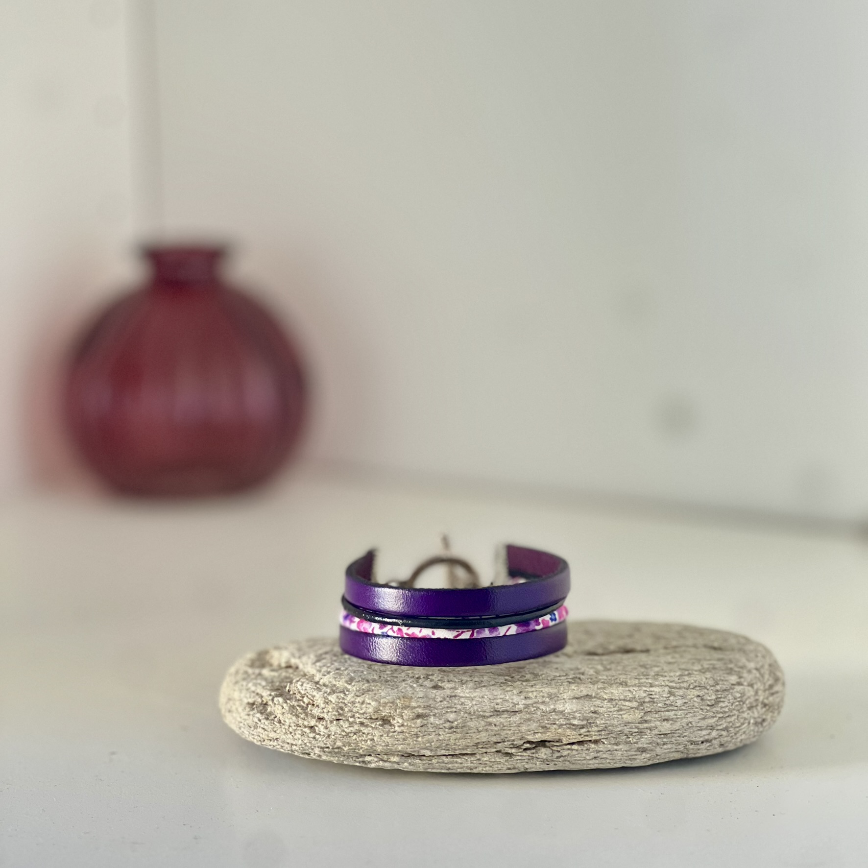 Cuir & liberty violet